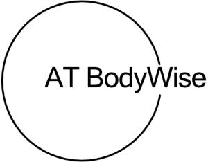 AT BodyWise logo in black