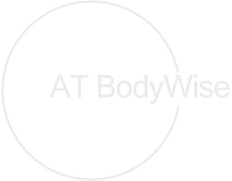 AT BodyWise logo in white